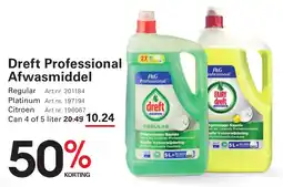Sligro Dreft Professional Afwasmiddel aanbieding
