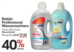 Sligro Robijn Professional Wasverzachters aanbieding