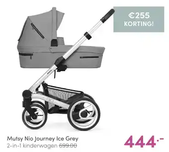 Baby & Tiener Mutsy Nio Journey Ice Grey aanbieding