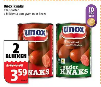 Poiesz Unox knaks 400g aanbieding