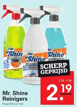Sligro Mr. Shine Reinigers aanbieding
