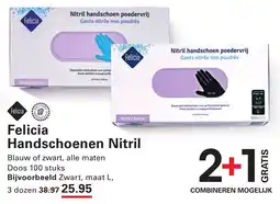 Sligro Felicia Handschoenen Nitril aanbieding