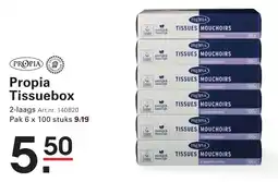 Sligro Propia Tissuebox aanbieding