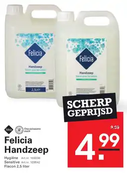 Sligro Felicia Handzeep aanbieding