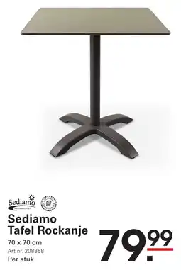 Sligro Sediamo Tafel Rockanje aanbieding