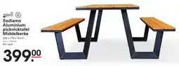 Sligro Sediamo Aluminium picknicktafel Middelkerke aanbieding