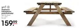 Sligro Sediamo Inklapbare picknicktafel aanbieding