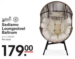 Sligro Sediamo Loungestoel Baltrum aanbieding