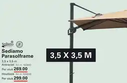 Sligro Sediamo Parasolframe aanbieding