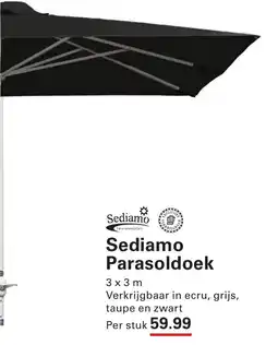 Sligro Sediamo Parasoldoek aanbieding
