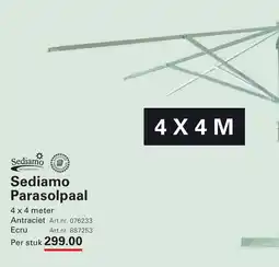 Sligro Sediamo Parasolpaal aanbieding