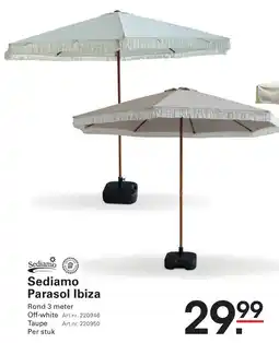 Sligro Sediamo Parasol Ibiza aanbieding