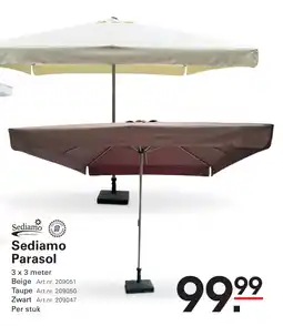 Sligro Sediamo Parasol aanbieding