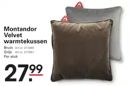 Sligro Montandor Velvet warmtekussen aanbieding