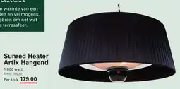 Sligro Sunred Heater Artix Hangend aanbieding
