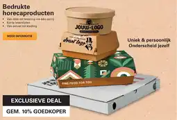 Sligro Bedrukte horecaproducten aanbieding