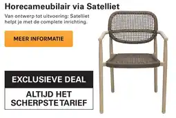 Sligro Horecameubilair via Satelliet aanbieding