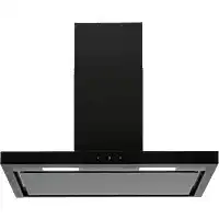 MediaMarkt EVERGLADES EVCH9845B - Afzuigkap (Muur bevestigde kap) - breedte 90 cm - 800 m³/h - 66 dB(A) aanbieding