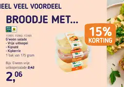 Van Hoeckel G'woon salade aanbieding