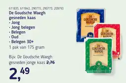 Van Hoeckel De Goudsche Waegh gesneden kaas aanbieding