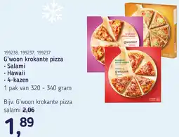 Van Hoeckel G'woon krokante pizza aanbieding