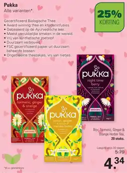 De Online Drogist Pukka aanbieding