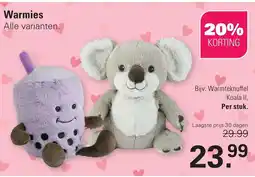 De Online Drogist Warmies aanbieding