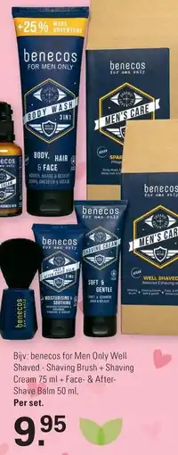 De Online Drogist Benecos for Men aanbieding