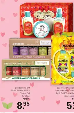 De Online Drogist Benecos BIO Winter Wonder Minis - shower gel aanbieding