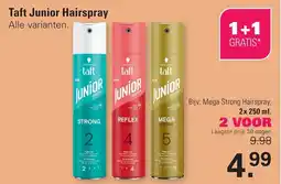De Online Drogist Taft Junior Hairspray aanbieding