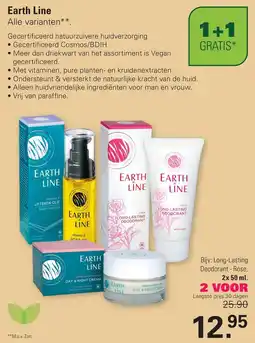 De Online Drogist Earth Line aanbieding