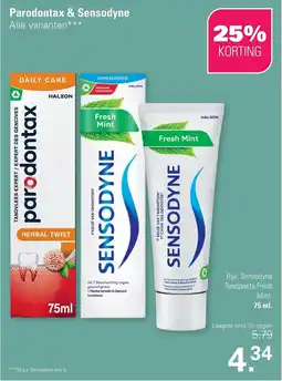 De Online Drogist Parodontax & Sensodyne aanbieding