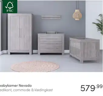 Baby & Tiener Babykamer Nevada aanbieding