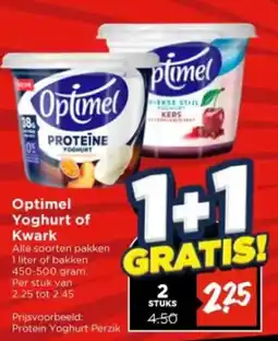 Vomar Voordeelmarkt Optimel Yoghurt of Kwark aanbieding
