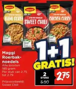 Vomar Voordeelmarkt Maggi Roerbak noedels aanbieding