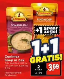 Vomar Voordeelmarkt Conimex Soep in Zak aanbieding