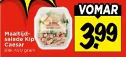 Vomar Voordeelmarkt Maaltijd- salade Kip Caesar aanbieding