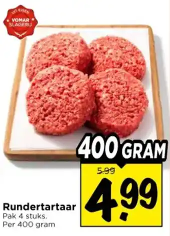 Vomar Voordeelmarkt Rundertartaar aanbieding