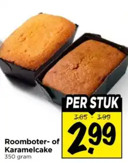 Vomar Voordeelmarkt Roomboter of Karamelcake aanbieding