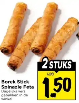 Vomar Voordeelmarkt Borek Stick Spinazie Feta aanbieding