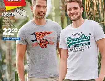 Makro Superdry T-shirt aanbieding