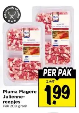 Vomar Voordeelmarkt Pluma Magere Julienne reepjes aanbieding