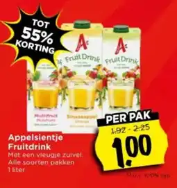 Vomar Voordeelmarkt Appelsientje Fruitdrink aanbieding