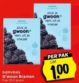 Vomar Voordeelmarkt G'woon Bramen aanbieding