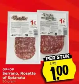 Vomar Voordeelmarkt Serrano, Rosette of Spianata aanbieding