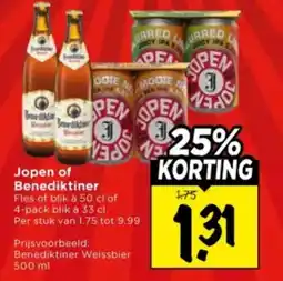 Vomar Voordeelmarkt Jopen of Benediktiner aanbieding