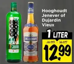 Vomar Voordeelmarkt Hooghoudt Jenever of Dujardin Vieux aanbieding