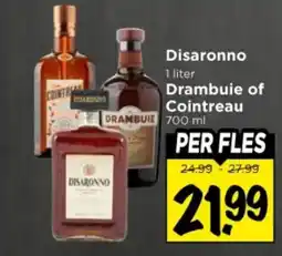 Vomar Voordeelmarkt Disaronno, Drambuie of Cointreau aanbieding