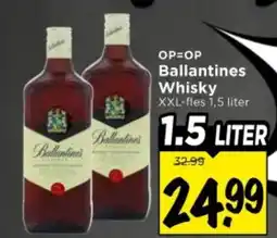 Vomar Voordeelmarkt Ballantines Whisky aanbieding