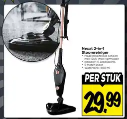Vomar Voordeelmarkt Nexxt 2-in-1 Stoomreiniger aanbieding